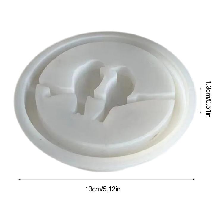 Silikon-Tonformen, Bastelformen, Vogelfigurenformen, DIY-Ornamentformen