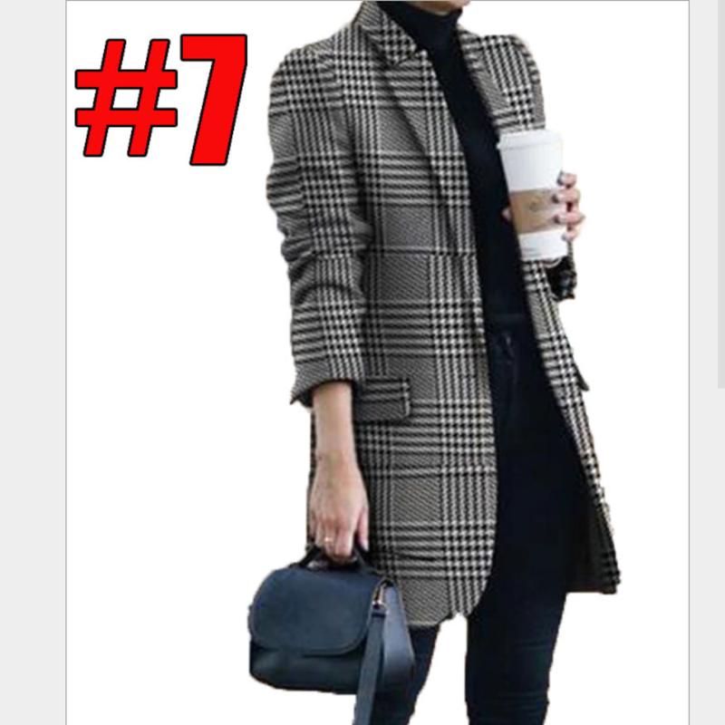 Modny damski płaszcz wełniany z klapami, swobodny, luźny, długi trencz, płaszcz jesienno-zimowy, długi płaszcz, trencz, duży