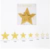 7 sztuk/opakowanie wydrążone gwiazdy z brokatowym papierem na Boże Narodzenie Nowy Rok Ślub Urodziny Impreza Domowa Kawiarnia Wiszące ozdoby do witryn sklepowych Materiały dekoracyjne