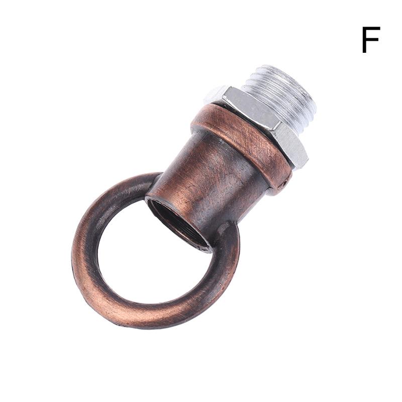 Retro Zinc Alloy Light Hook 10MM Thread M10 Antique Vintage Metal Ceiling Rose Light Base Chandelier Hook Light Adapter Fitting