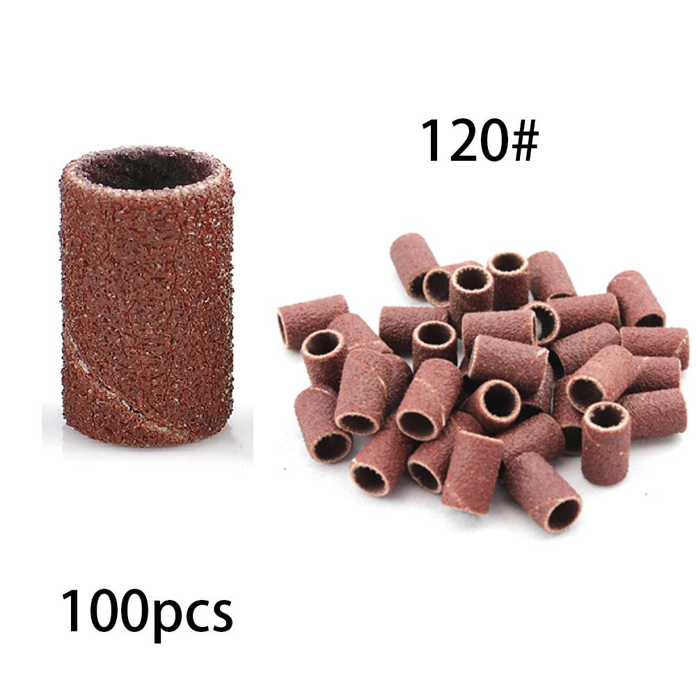 100 sztuk profesjonalne obrabiarki do paznokci Taśmy szlifierskie Wymienne elektryczne pilniki do paznokci Wiertła