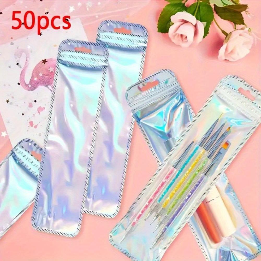 

50 Self-Sealing Bags. For acne needles, eyelash brushes & makeup tool storage. чистый