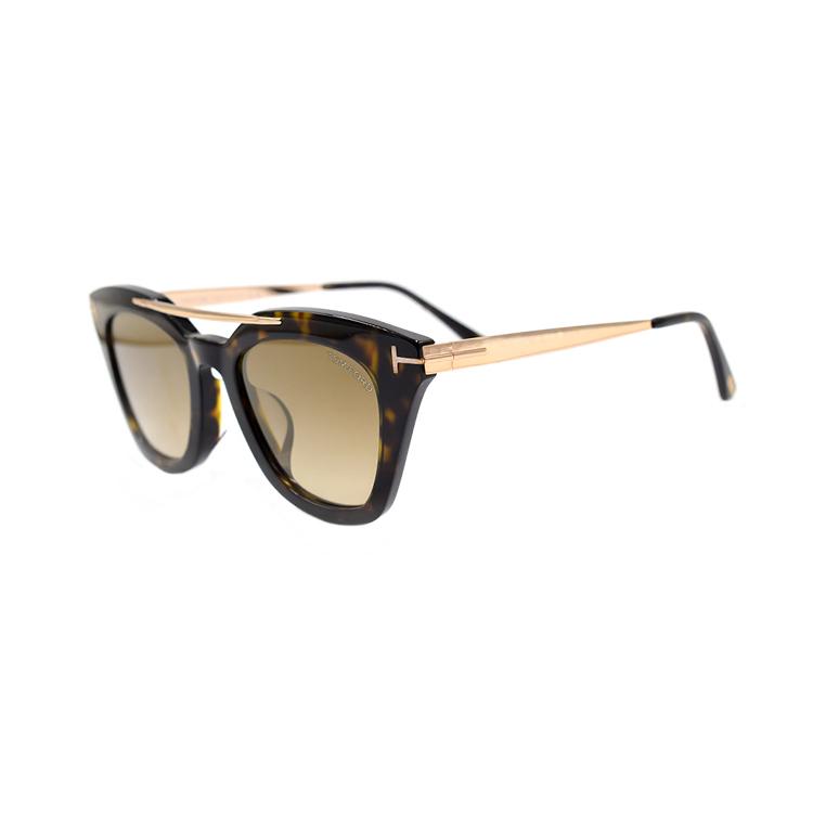 

TF Elegant Modern Series Double Beam Sunglasses FT0575-F Pilot Style Sunglasses Unisex sunglasses TF575-F-52G Basic Packaging-Eyeglass Case+Box