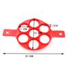 7 Holes Silicone Egg Pancake Mold Non Stick High Temperature Resistant Breakfast Maker For Pancakes And Baby Food
