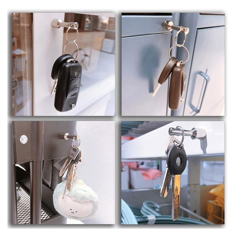 Keychain Magnet for Testing Brass Keychain Pocket Magnets with Strong Magnet Metals Test Magnet Hanging Keys Holder
