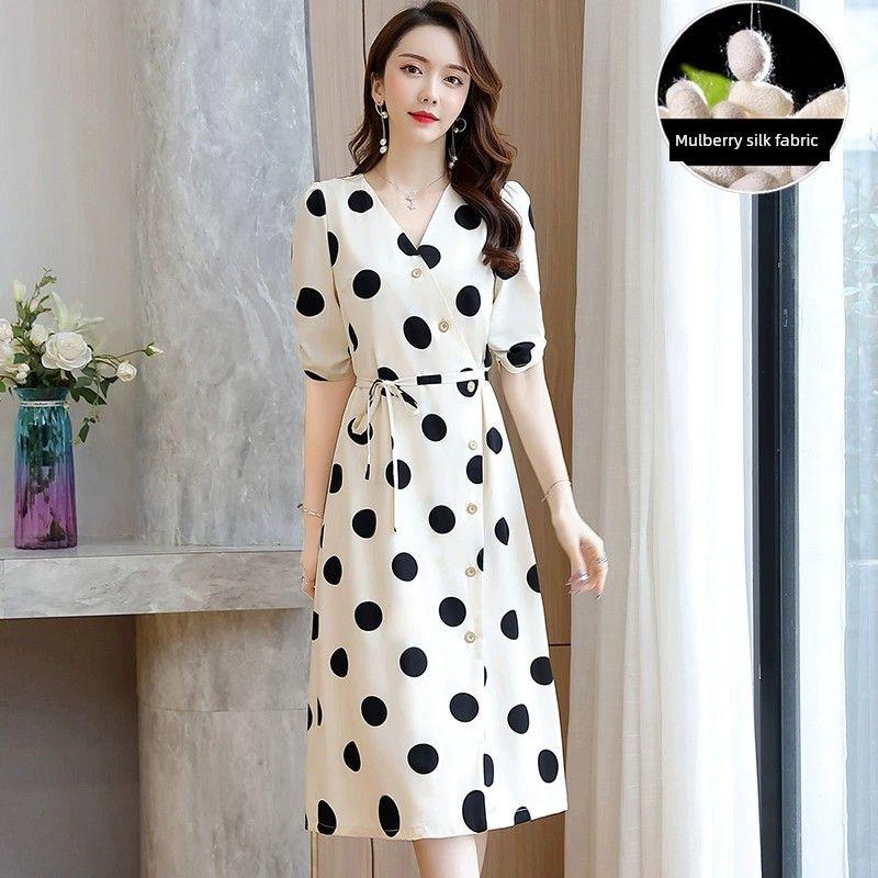 

Hangzhou International Young Acetate Silk Dress White M