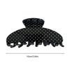 French Retro Polka Dot Hair Claw Clip Large Size Hair Clasp for Thick And Medium Hair Fashion Hair Accessory