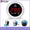 47mm Water Temperature Gauge LED Digital Display Temperature Indicator Signal Thermometer 0-120 Celsius with 10mm Sensor