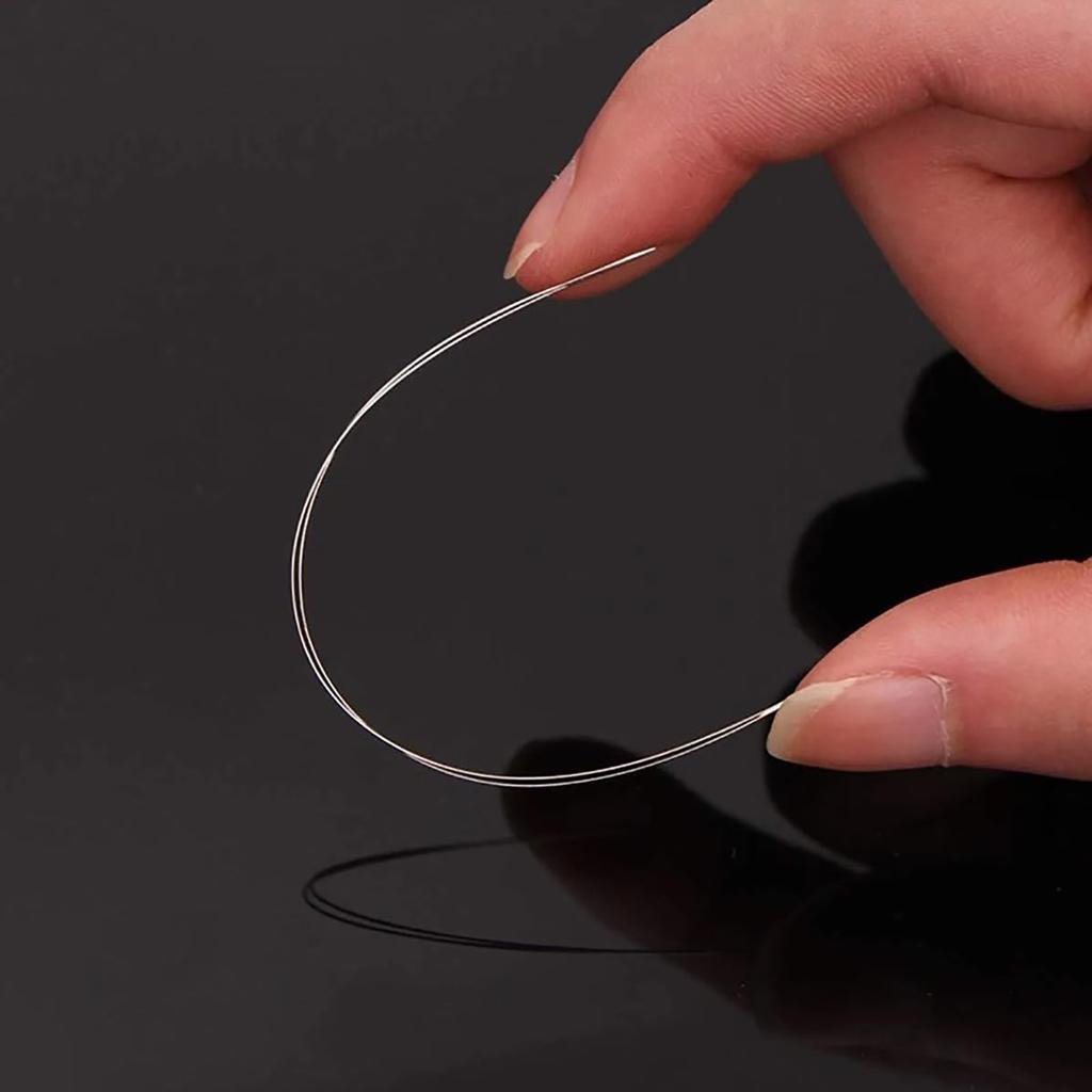 10pcs Beading Needle 5.5cm 7.5cm 10cm 11.5cm 12.5cm Lightweight Steel Big Eye Beading Needles for Jewelry