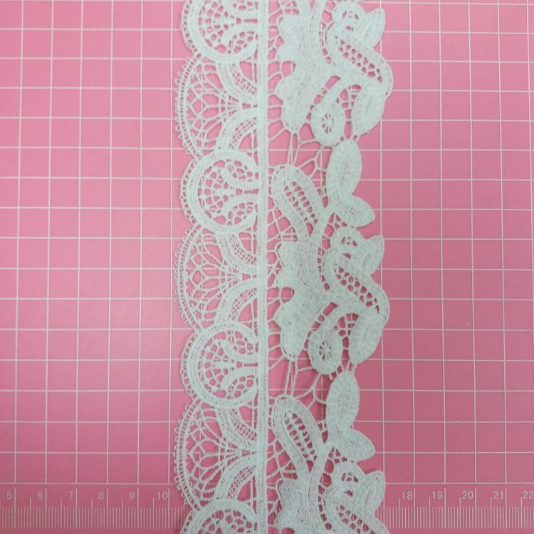 Milk Silk Water-Soluble Lace Embroidery Wave Embroidery Barcode Women S Clothing Accessories Decorative Embellishment Wide Lace Pattern sz18023