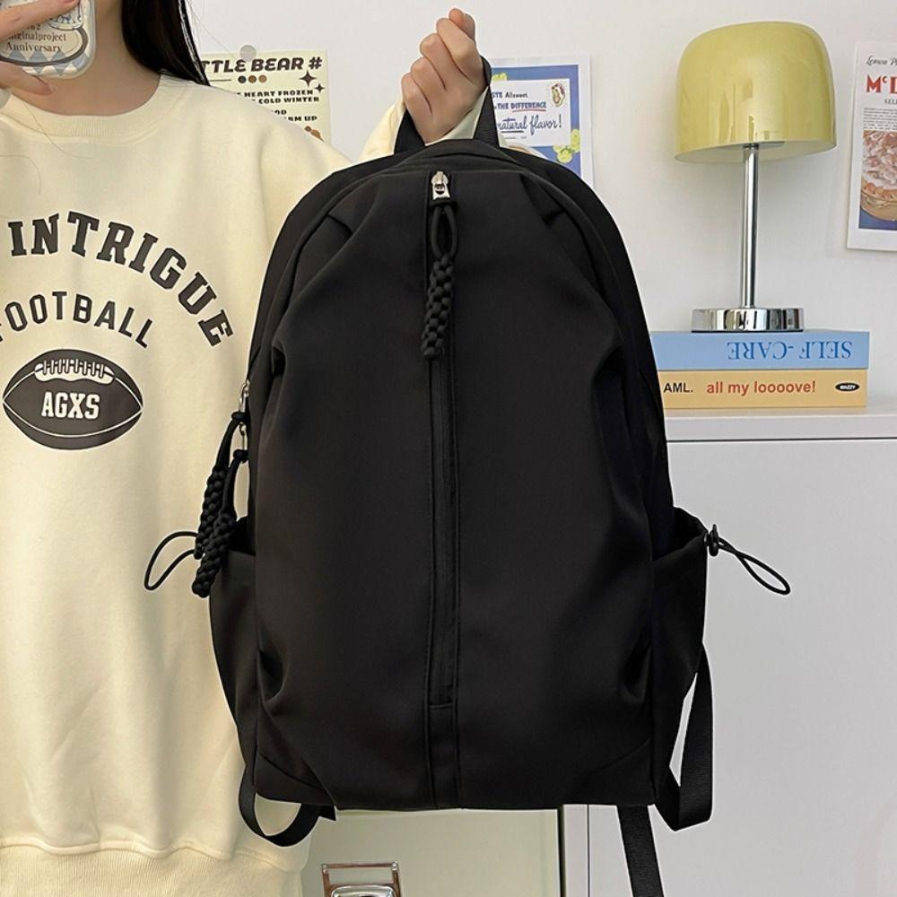 Multi-pocket Trendy Ins Backpack High Capacity School Bags Fashion Casual Schoolbags Girls Boys