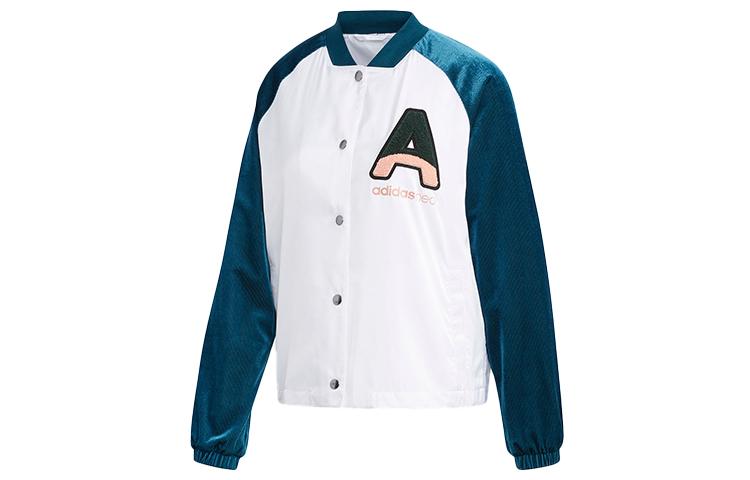 Adidas Neo Jackets Women s White Baseball Collar Moderate Other FK6921 L