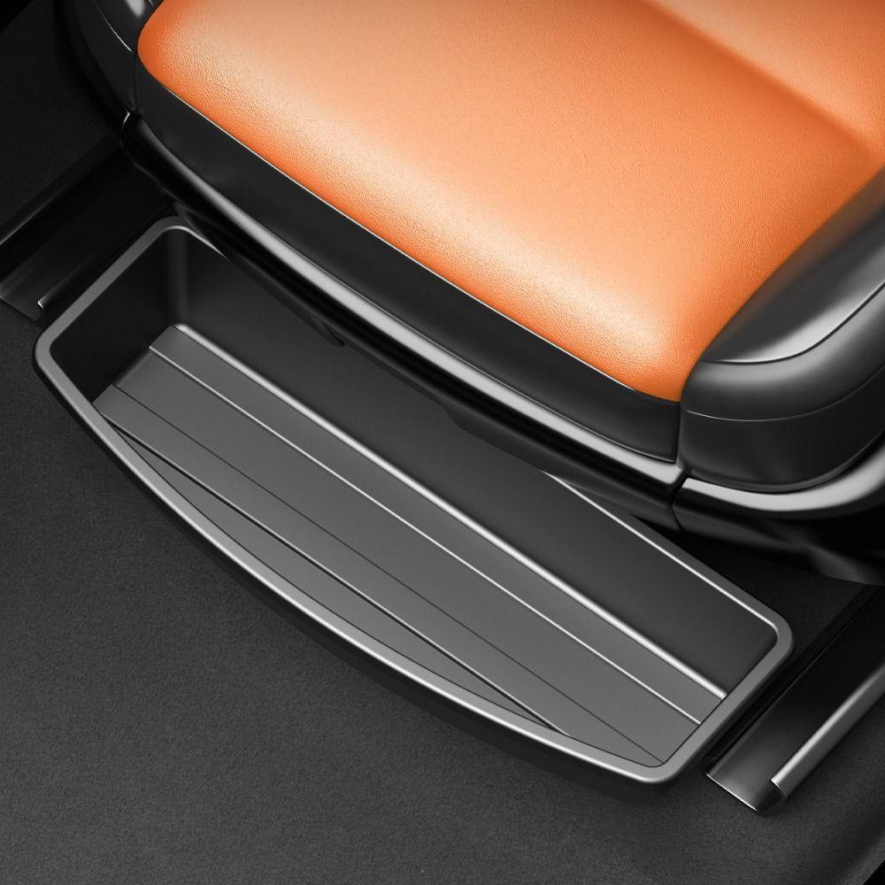 Non Slip Under Seat Storage Box Removable Car Seat Storage Organizer  Car Interior Use