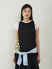 From Wear Balloon Sleeveless Dress Black