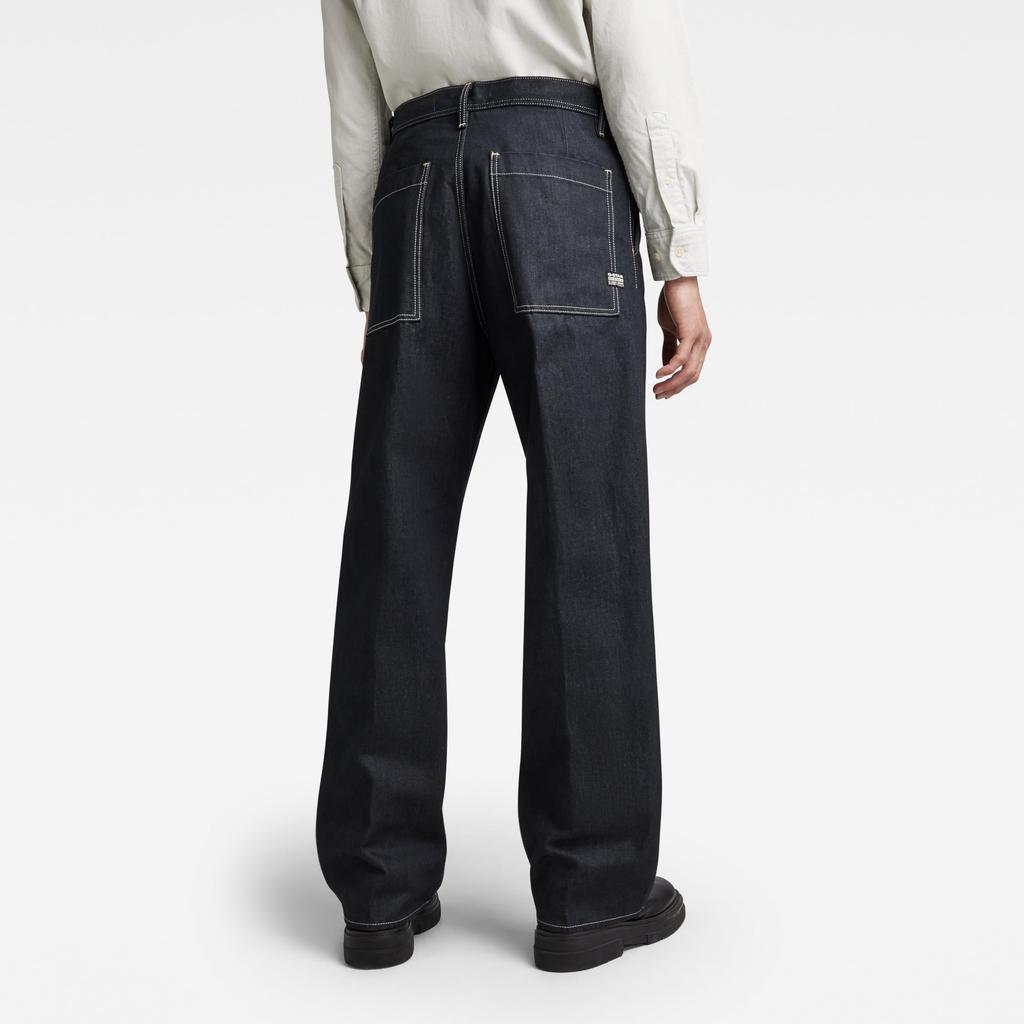 G-Star RAW Modson Straight Chino D23064-D243-001 Navy Relaxed Fit Denim Men's Pants W33/L32