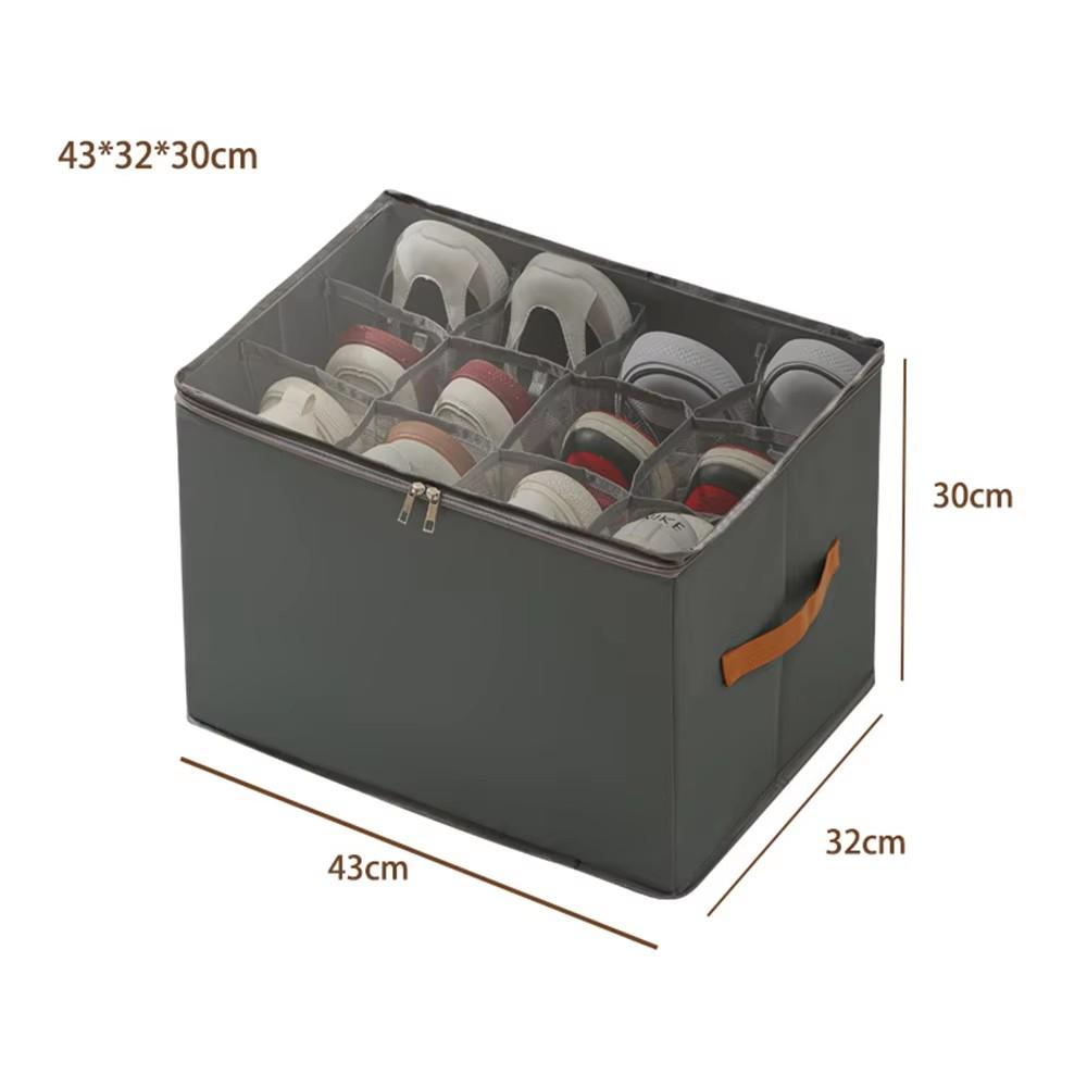 Foldable Shoe Storage Box Dust-proof shoe organizer Multi-function Home Storage Box Used for Wardrobe Sorting and Storing Sock