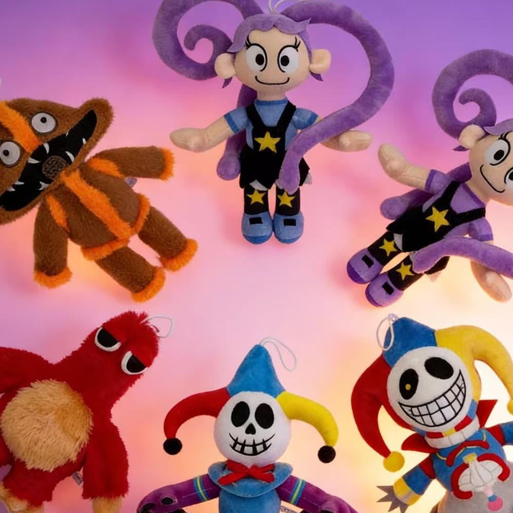 Cute Anime Poppy Clown Skull Lily Plush Toy Doll Soft Stuffed Animal Birthday Christmas Gift