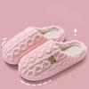 Fashion Cozy Cartoon Bear Home Slippers for Women 2025 Winter Plush Warm Flat Cotton Shoes Woman Non Slip Unisex Indoor Bedroom Slippers
