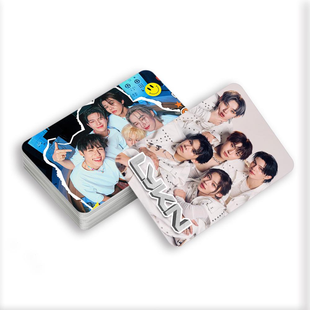 LYKN Thai Photo Card Set: 96 Laminated LOMO Cards & 36 Stickers for Star Chasing Fans