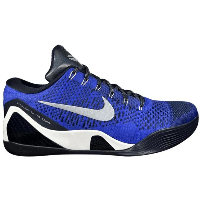 Nike Kobe 9 Abrasion Resistant Low Top Basketball Shoes Men's Blue Black Nike IB2140-400