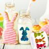 500 Sheets/roll Of Easter Stickers, Stickers, Cartoon Bunny Easter Eggs, Cute Rewards, Children's Small Fresh Label Stickers