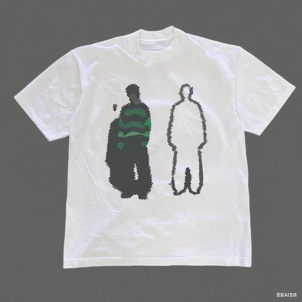 Comfortable Summer New Street Style Versatile Short-sleeved T-shirt for Both Men and Women Casual and Trendy Top