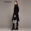 PORTS Women's Elegant Mid-Length Trench Coat