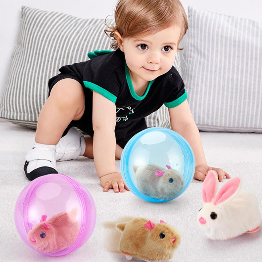 Cute Rolling Cat Toy Electric Hamster Running Rolling Ball Toy Rolling Learning Cats And Dogs Interactive Toys Crawl Artifact