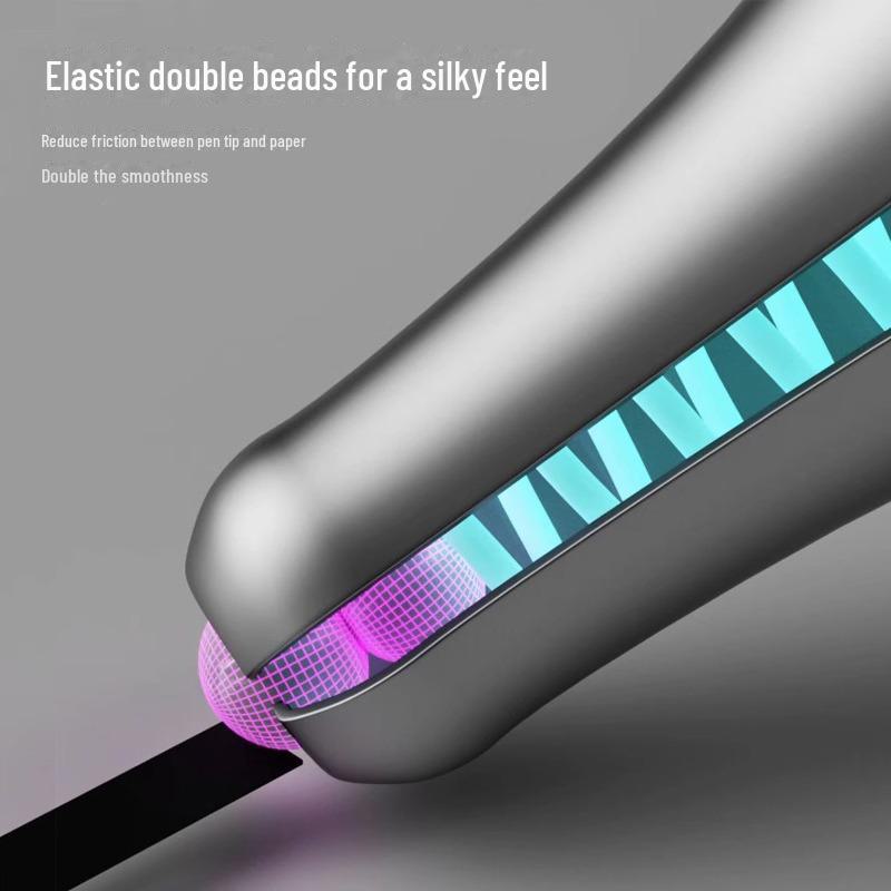 Advanced Black Neutral Pen - Quick-Drying 0.5mm Dual-Ball Signature Pen for Office & Exams