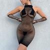 Sex Clothes One-piece Mesh Clothes Hip Skirt Stockings