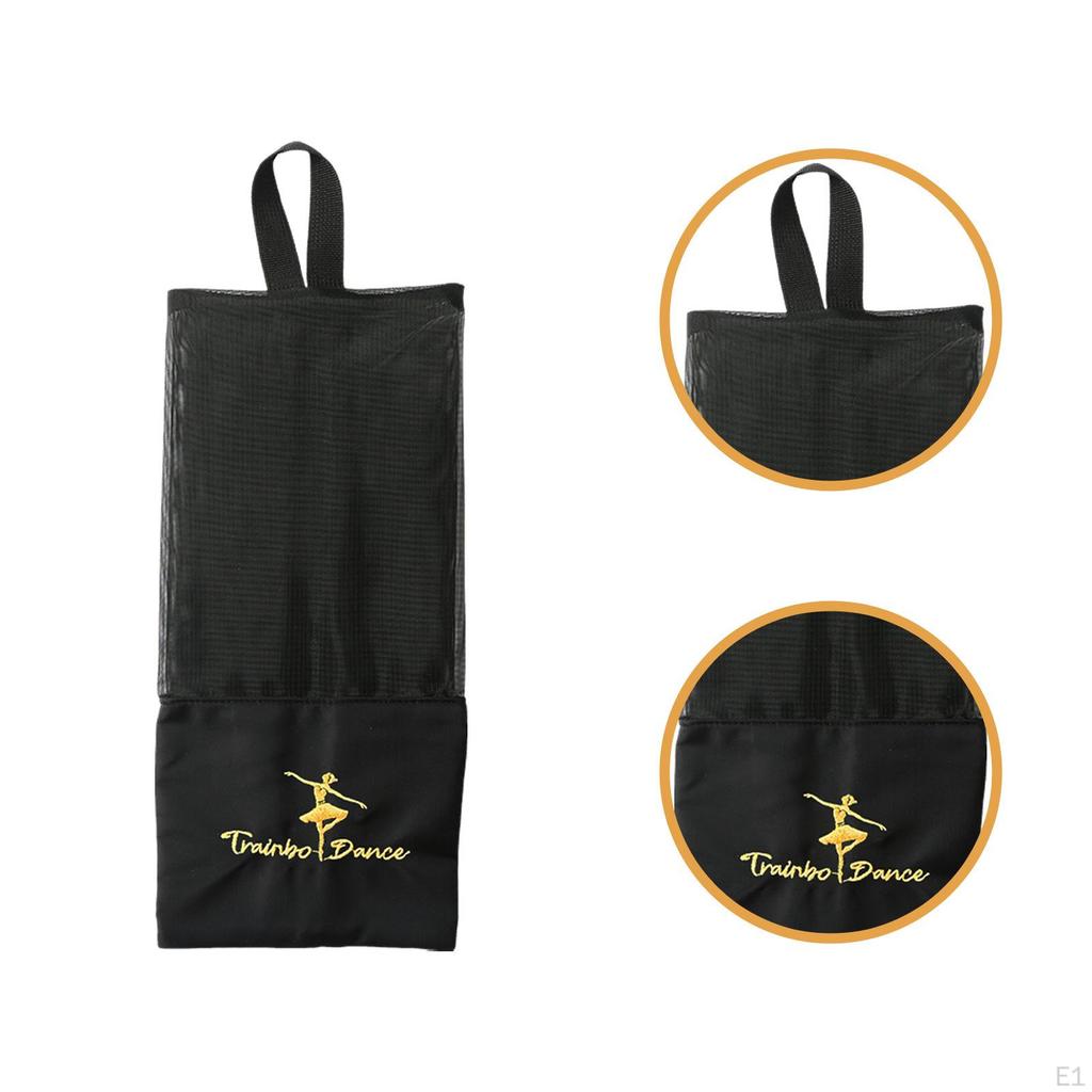 Ballet Shoe Bag Lightweight Mesh Pointe for Performance Daily Rehearsal