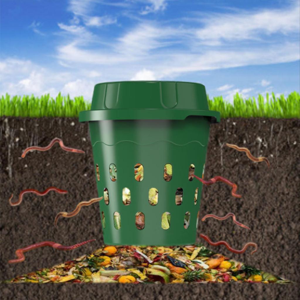 Outdoor Organic Compost For Garden And Home Kitchen Waste Worm Composting