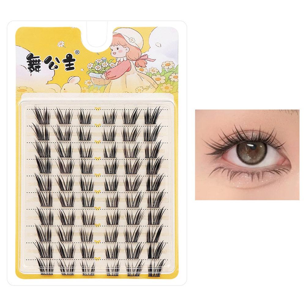 

D Curl Fairy Lash Clusters Natural DIY Eyelash Extension 8-12MM Anime Individual Lashes E
