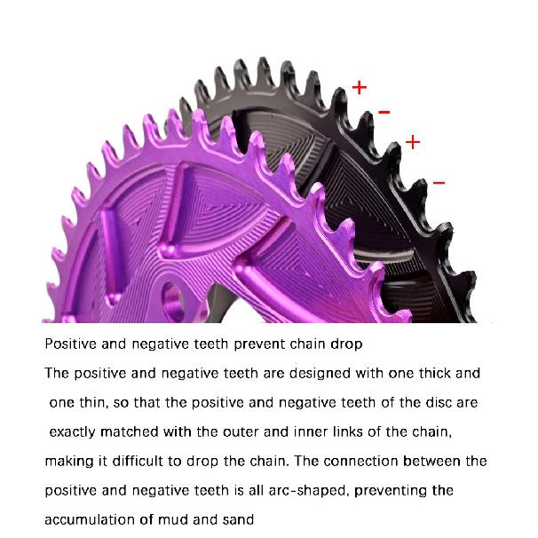 GOLDIX Road Bike Gravel Bike Single Chainring 110BCD Suitable for Shimano R7000 R8000 R8100 R9200 Suitable for Crank Power Meter