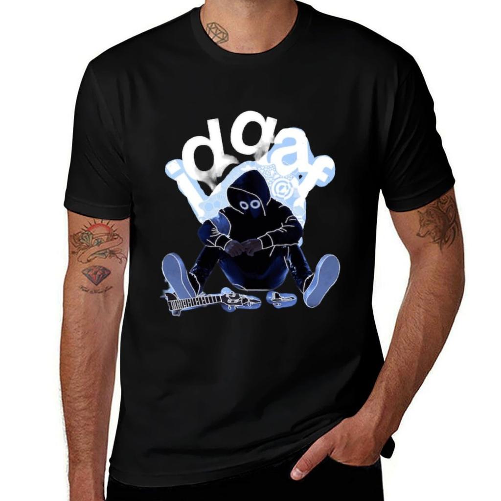 Boywithuke Toxisches T-Shirt Bequemes Basic Rundhals-T-Shirt