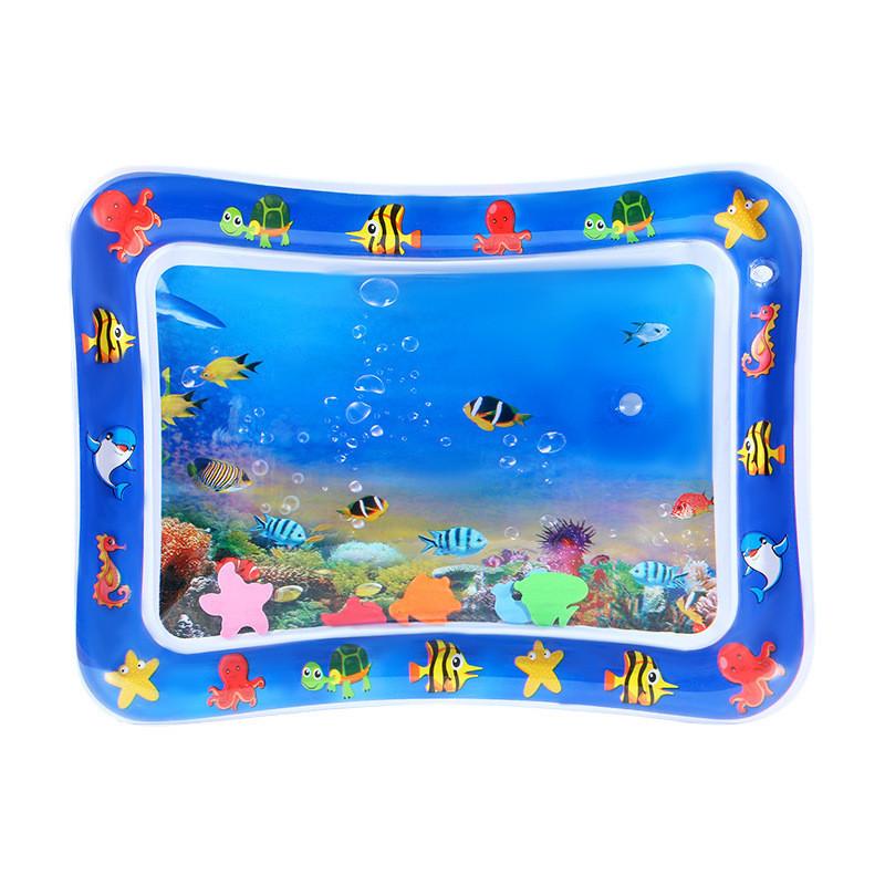 Colorful Inflatable Water Play Mat For Babies Pvc Material Variety Of Designs