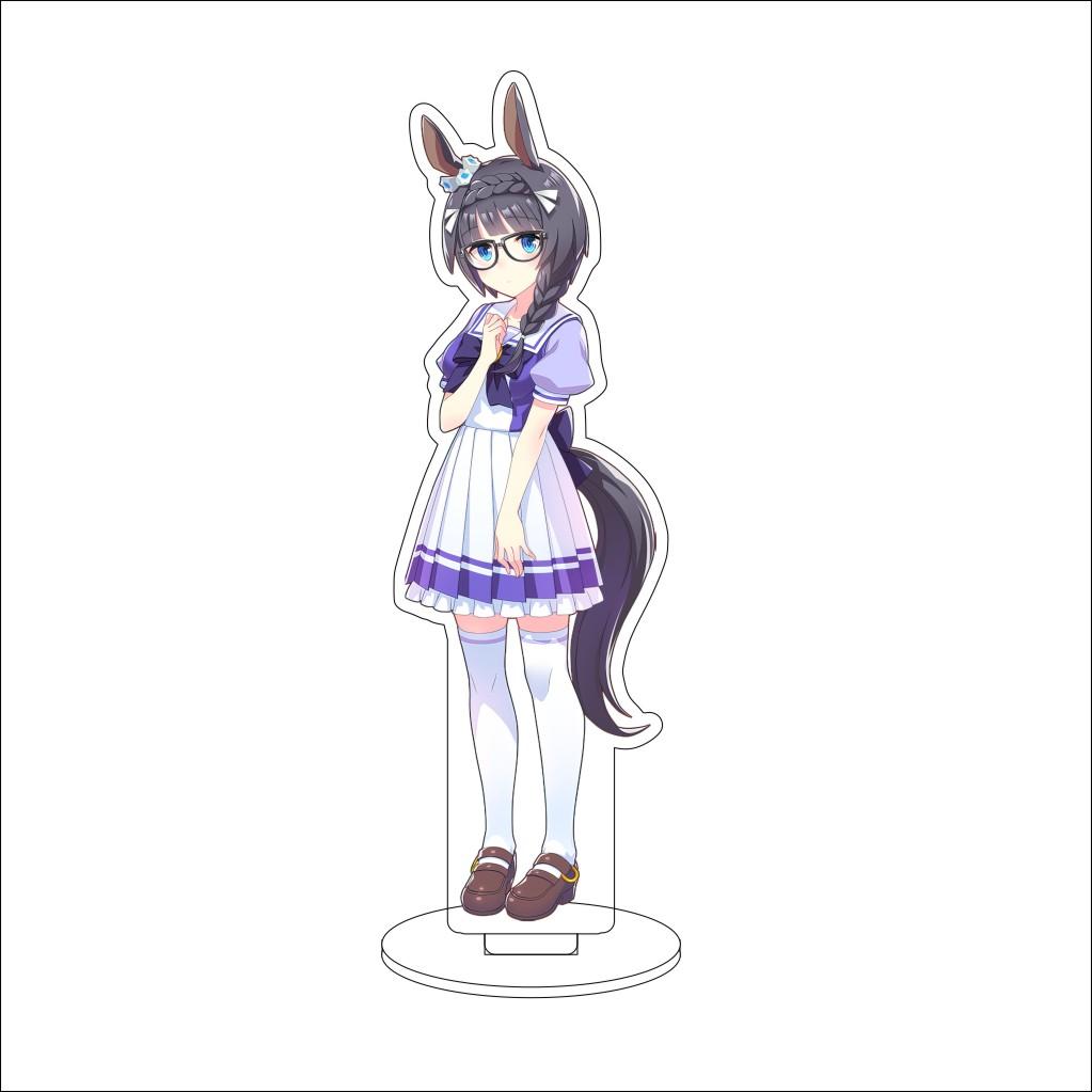 16CM Anime Pretty Derby Cosplay Acrylic Stand Ornaments Taiki Shuttle Grass Wonder Mejiro McQueen Figure Stand Halloween Gifts