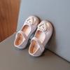 Princess Shoes Girls Small Leather Shoes 2025 Spring New Children's Shoes Fashion Little Girl Shining Crystal Shoes with Dress