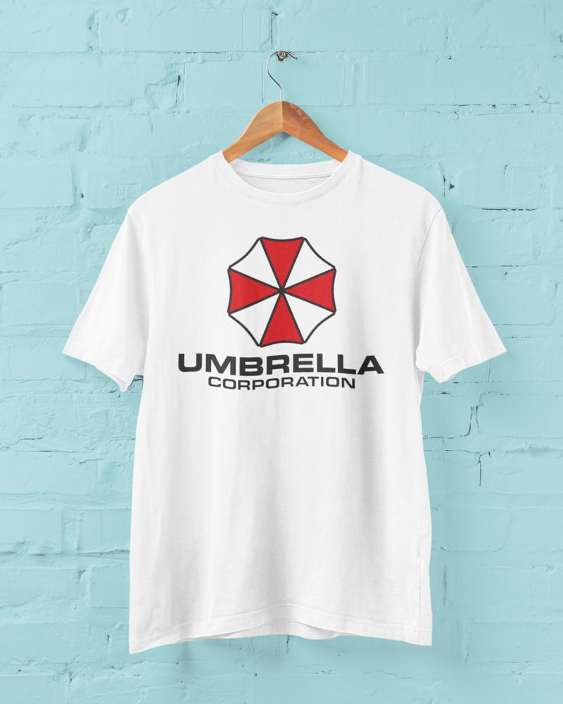 Umbrella Firma  Resident Evil Film T- Virus Merch Cosplay Herren Bio T-Shirt