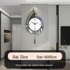 Modern Minimalist Wall Clock for Living Room, Restaurant, or Home Decor