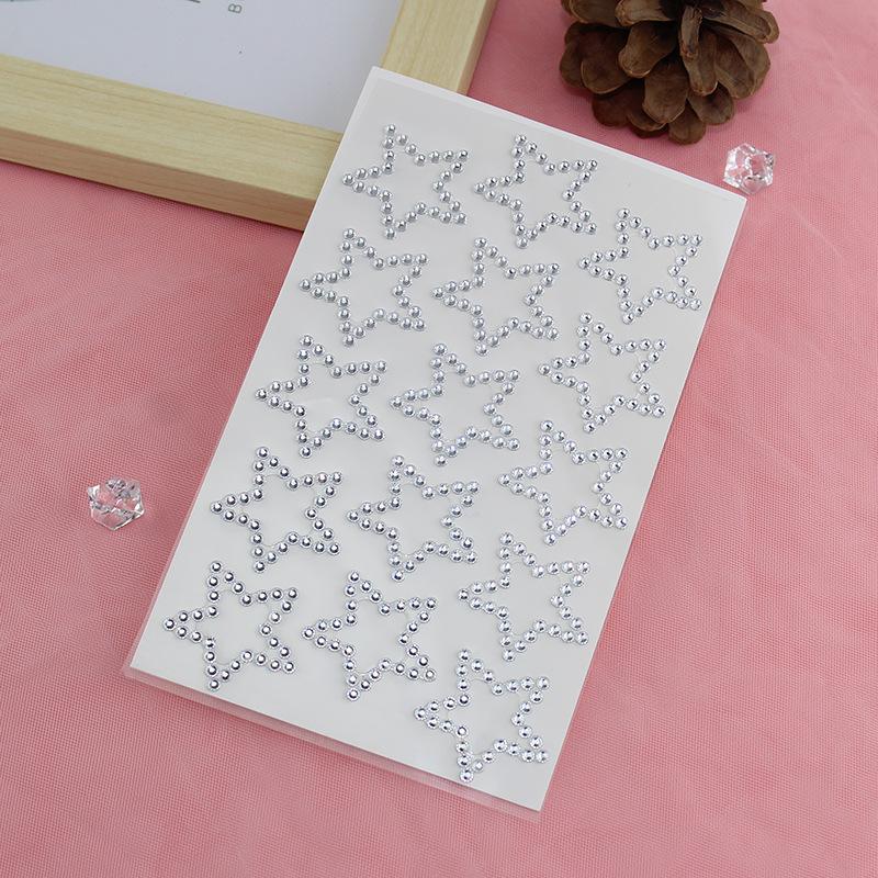 Diamond Crystal Tatoveringsklistremerke Glitter Eyeliner Øyenbrynsminke Ansiktsøyne Diamanttatoveringer Rock Rhinestone 3D Eyeliner-klistremerker