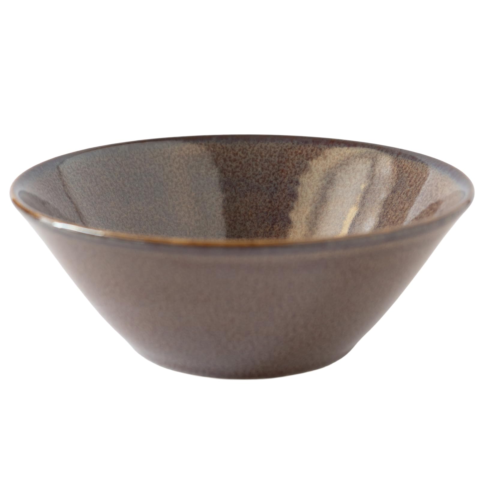 aito Seisakusho Deep Chocolate Mino Dishwasher and Microwave Made in 517327  Natural Color  Bowl, Dish, Approx. 14cm, Brown, Ware, Safe, Japan, шоколадный