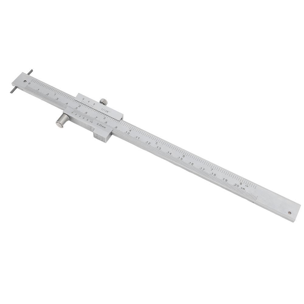 0-200mm / 8 Inch Range Parallel Crossed Caliper 0.05 mm Accuracy Carbide Scriber / Needle Vernier Scribing Caliper