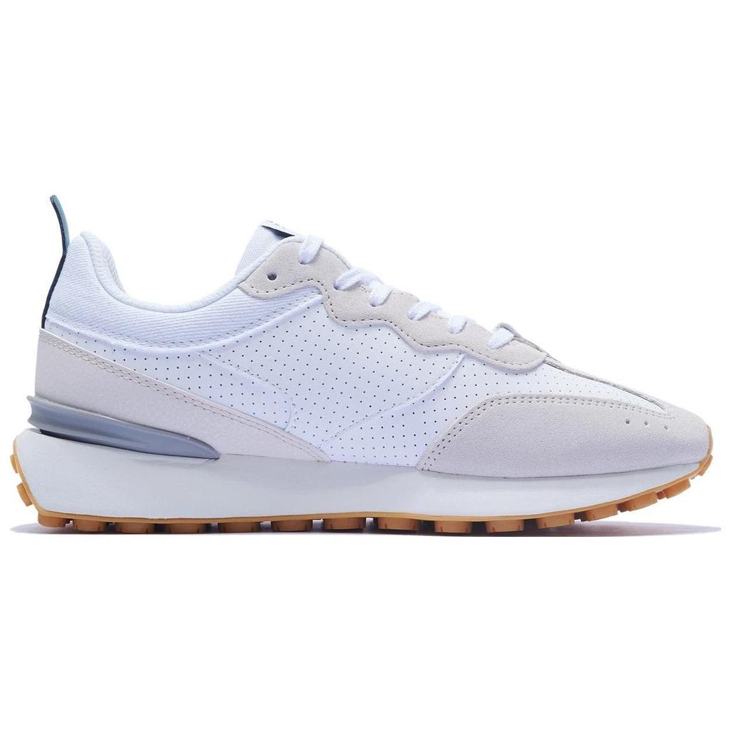 Li Ning Fangyuan Classic Synthetic Leather Abrasion Resistant Breathable Low top Sports Casual Shoes Men's AGCT047-1