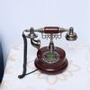 Retro Vintage Wired Corded Telephone Landline FSKDTMF Telephone Line Powered Hotel Office Home