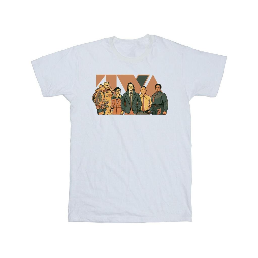 Marvel Mens Loki TVA Group T-Shirt