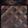 Carbonized Wood Fence and Railing Picket with Climbing Plant Stand for Outdoor Decoration