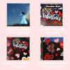 Valentine'S Day Window Decor Reusable Red Pink Heart Shaped Static Stickers Glass Art Decals Home Wall Stickers 6/12 Sheets