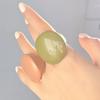 Liquid Irregular Gemstone Inlaid Open Adjustable Ring
