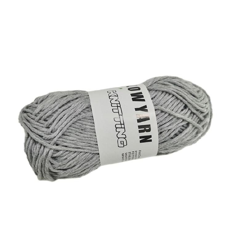 2mm Glowing Cotton Yarn for Handmade Hat Crochet Thread Supplies Knitting Yarn